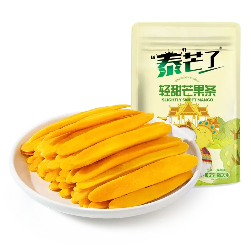 Thai Mango Lightly Sweet Mango Strips 70g*1 Bag 70 g