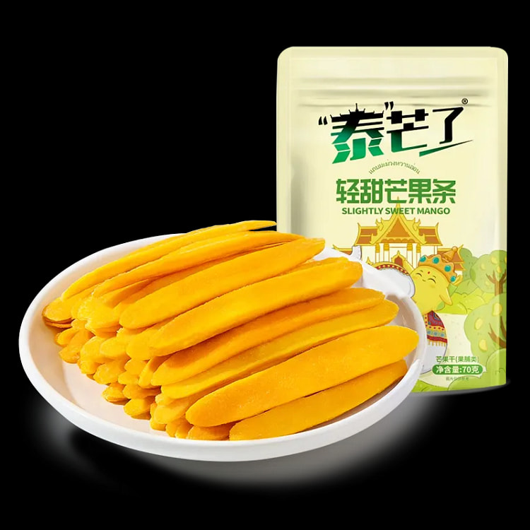 Thai Mango Lightly Sweet Mango Strips 70g*1 Bag 70 g