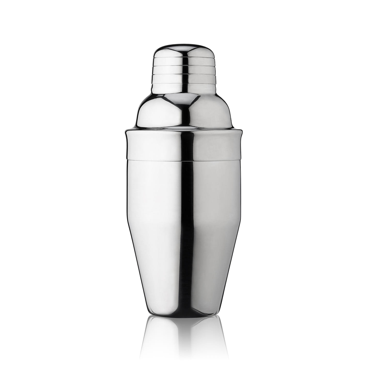 True Contour Cocktail Shaker, 18 oz Stainless Steel Cobbler Shaker With Cap And Strainer – Drink Shakers for Cocktails and Liquor 18 oz