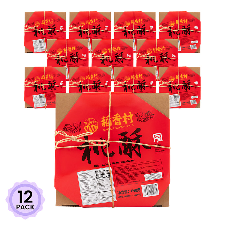 稻香村 桃酥 传统装 640 克*12 包