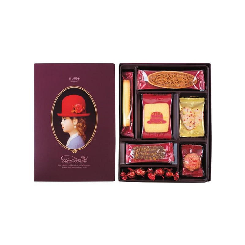 Akai Boushi Purple Cookie Assortment 17 pieces 1 box