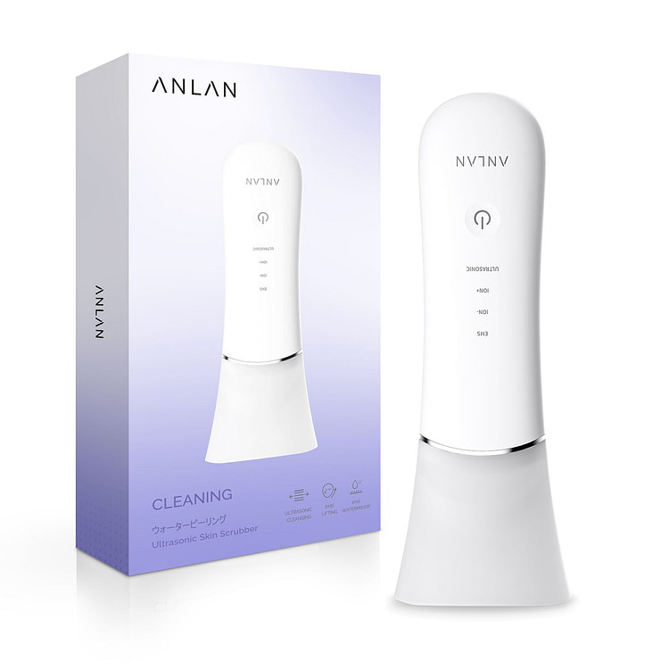 Anlan 5级防水毛孔清洁铲皮机 白色