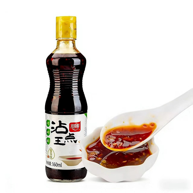 顶顶鲜 沾点王蒜头酱 香辣味160ml 1 瓶