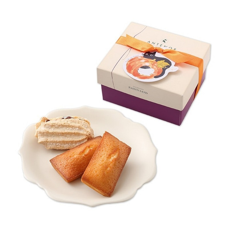 万圣节限定 朗姆葡萄干夹心饼干&费南雪礼盒 3枚装 1 盒