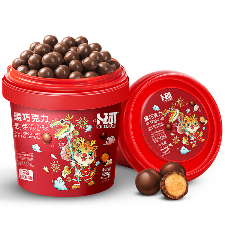 卜珂零点麦丽素520g*1桶 520 克