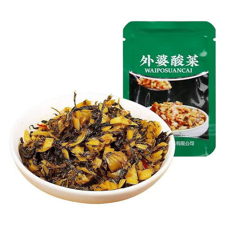 外婆酸菜酱腌菜咸菜小包装15g*20袋 300 克