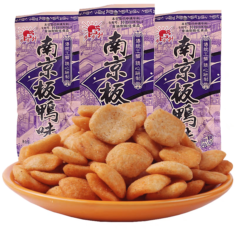 Nanjing salted duck flavored puffed food * 5 bags 100 g