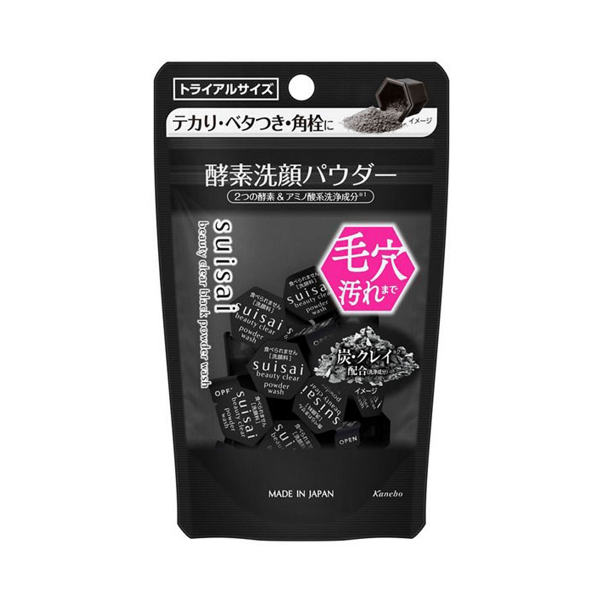 Kanebo Suisai Beauty Clear Powder Wash Black 15pc 1 each