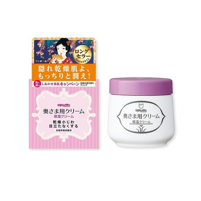 【日本直邮】MEISHOKU明色 无色素弱酸偏干肌肤弹力滋润面霜 60g