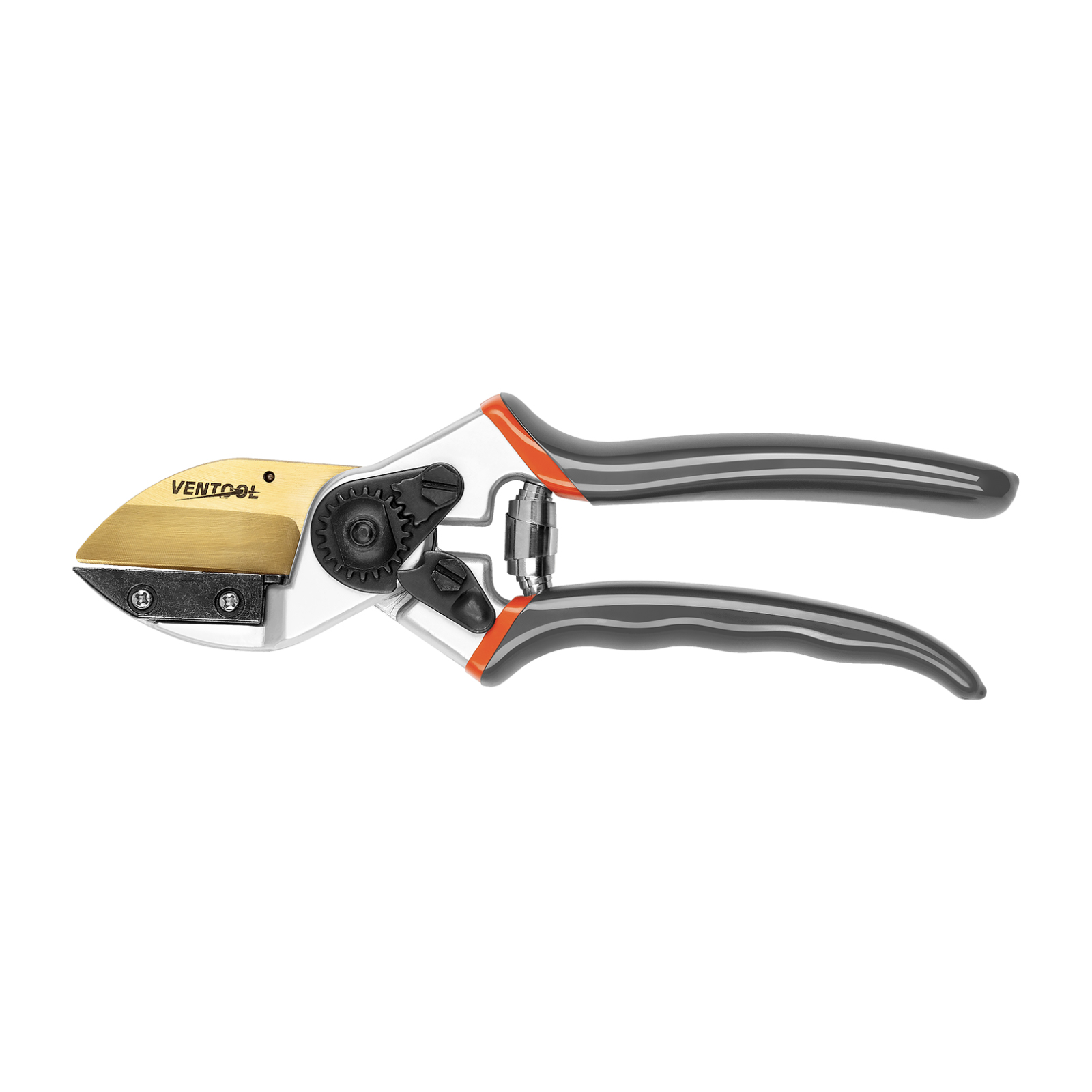 Ventool 8.5" Sharp Bypass Pruning Shears - Grey 270 g