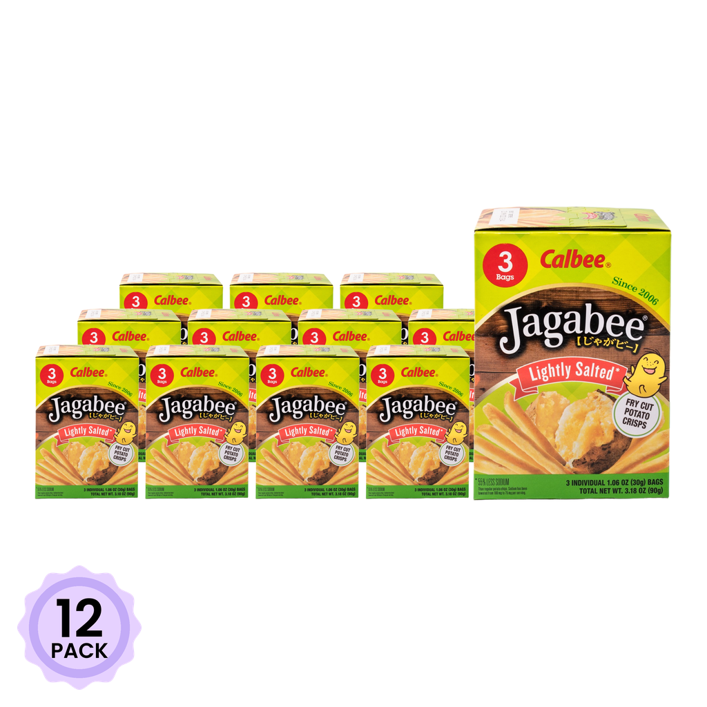 Calbee ジャガビー うすしお味 ポテトスナックセット3袋入 90 グラム