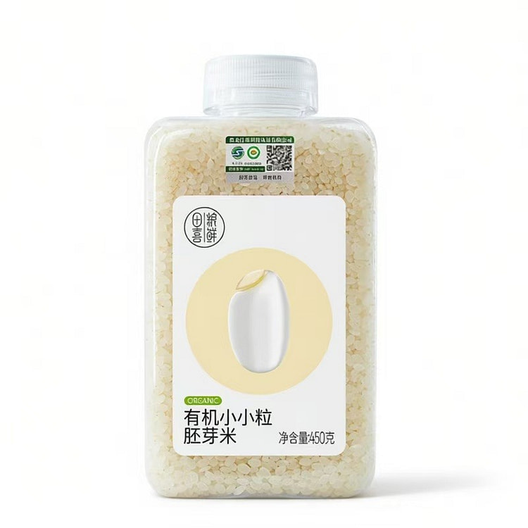 田喜粮鲜有机小小粒胚芽米450g*1瓶 1 瓶