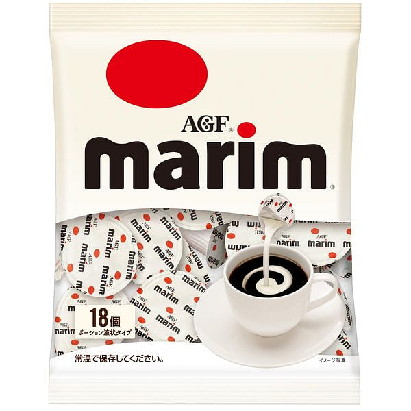 AGF Marim Liquid Coffee Creamer 18pcs 1 each