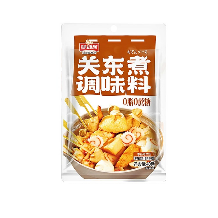 不集关东煮汤料 0脂肪0蔗糖添加调味包40g*1 40 克