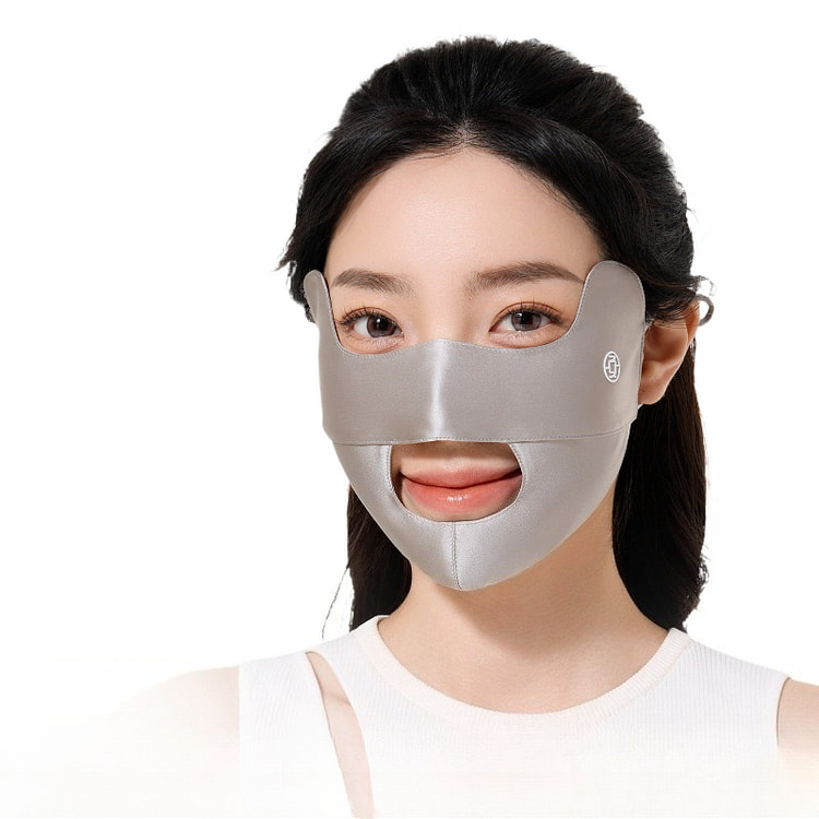 夏秦 户外防晒面罩 深空灰 23.5*13.5厘米 1 盒