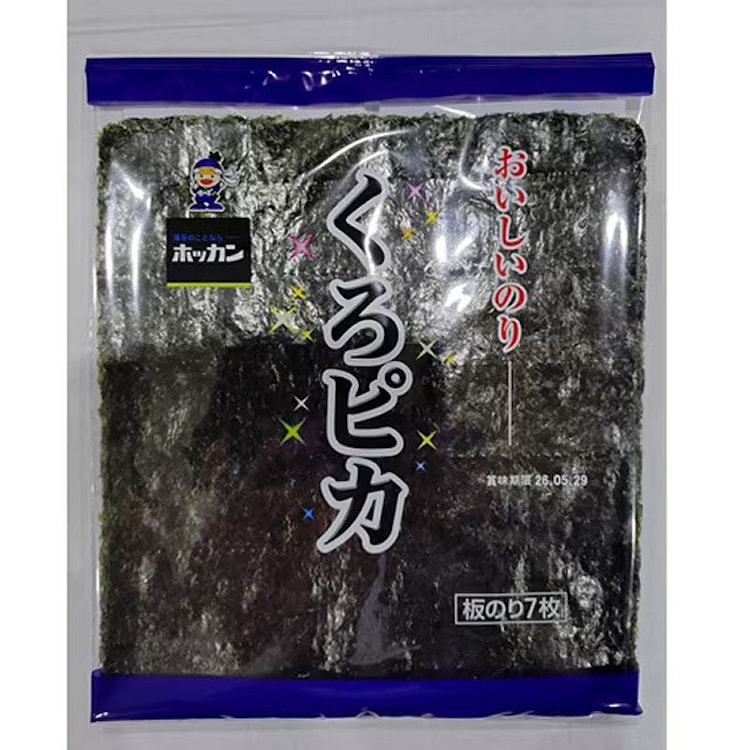 Hokkan Kuropika Roasted Nori 7 Full Sheets 1 each
