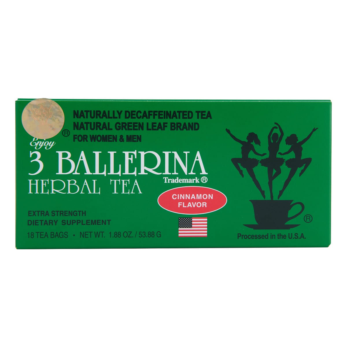 3 Ballerina Tea Cinnamon 18Teabag 53.88g 3 g