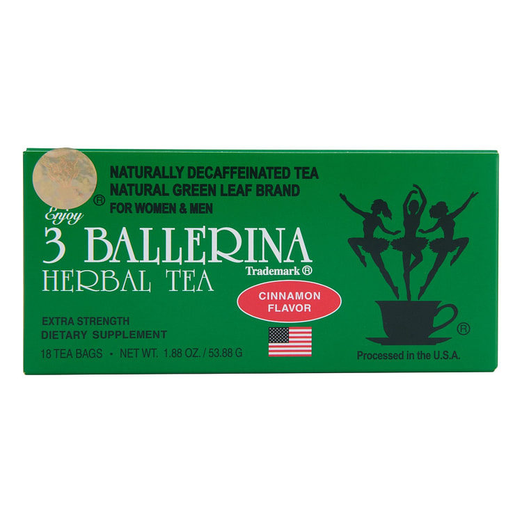 3 Ballerina Tea Cinnamon 18Teabag 53.88g 3 g