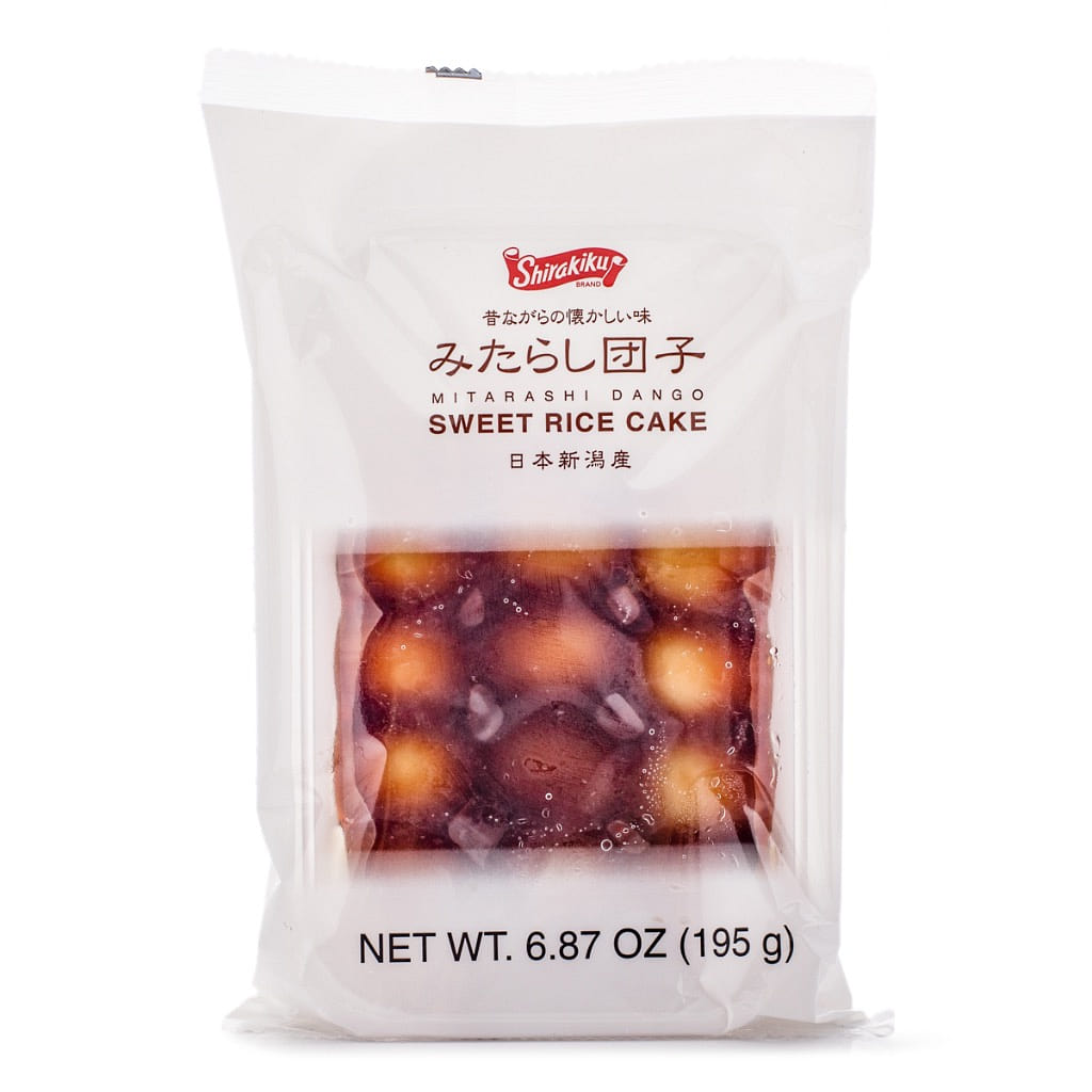 Shirakiku Dango Sweet Rice Cake, Sweet soy sauce flavor, Frozen 6.87 oz