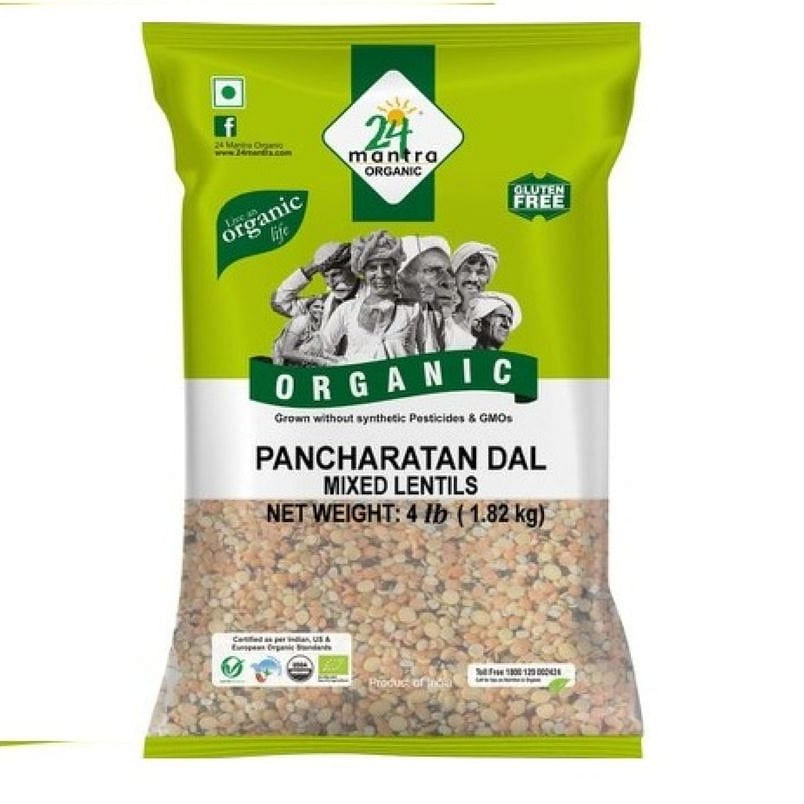 24 Mantra Organic Pancharatan Dal 4lb 1 pack
