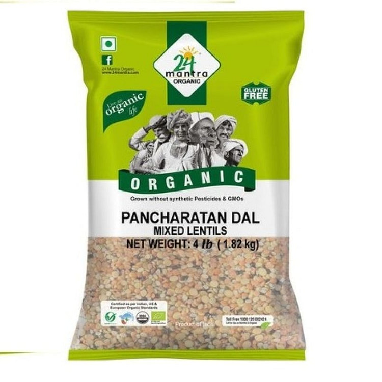 24 Mantra Organic Pancharatan Dal 4lb 1 pack