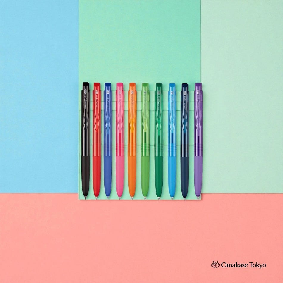 Mitsubishi Pencil Uni-ball 10 Colors Set 0.38mm 120 g