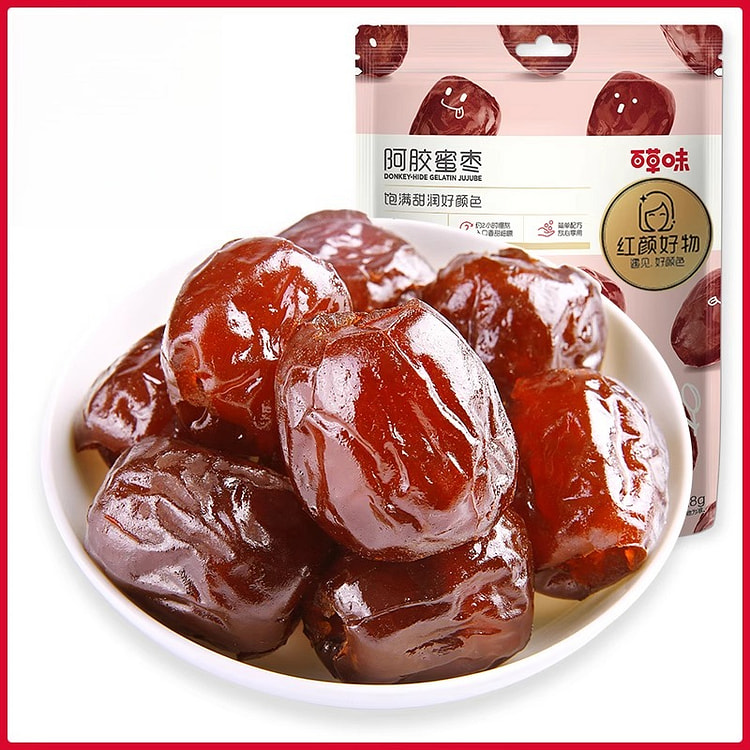 百草味阿胶蜜枣228g*1袋 228 克