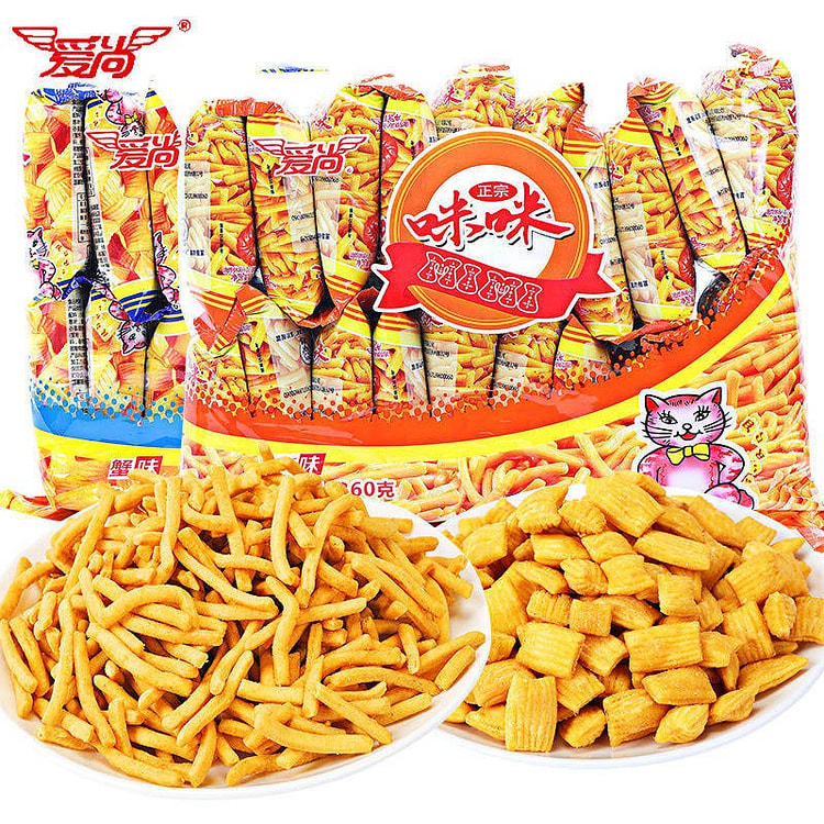 Aishang Mimi Shrimp Chips Shrimp Flavored Fries 200 g