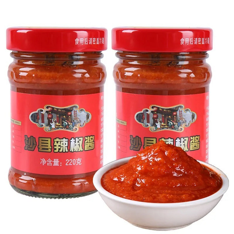 沙县小吃辣椒酱福建地道超辣拌面特辣拌饭蒜蓉辣椒酱蒜 220 瓶