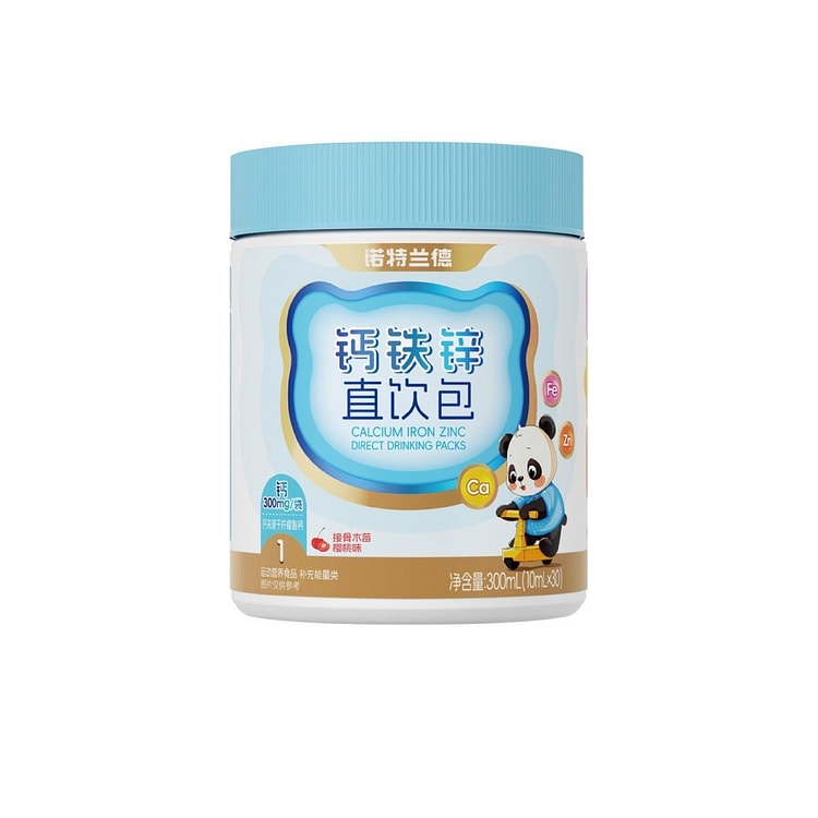Calcium, iron and zinc direct drink package 300 ml
