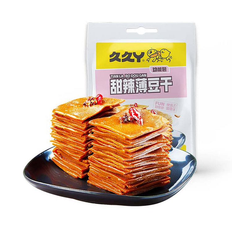 久久丫 甜辣薄豆干 200 克