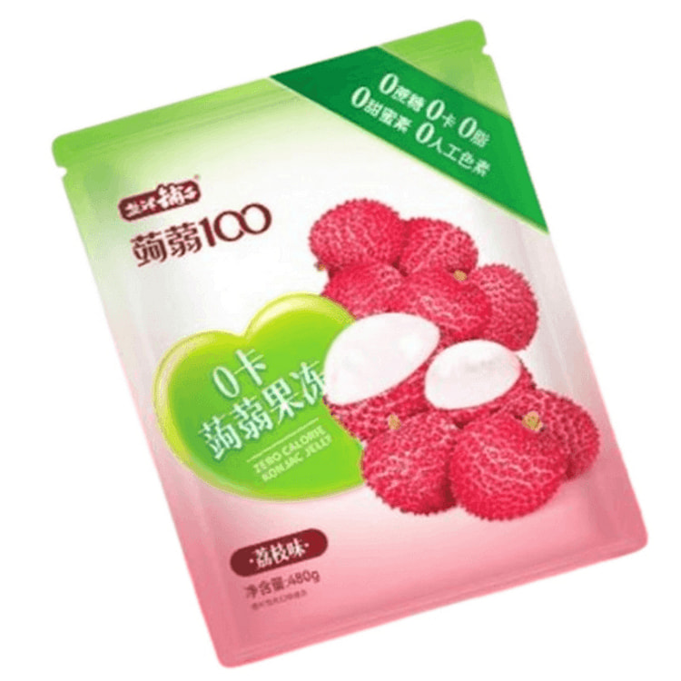 0 Konjac Jelly Relieve Gravings and Suck Jelly 0 Candy Jelly Snacks Lychee 