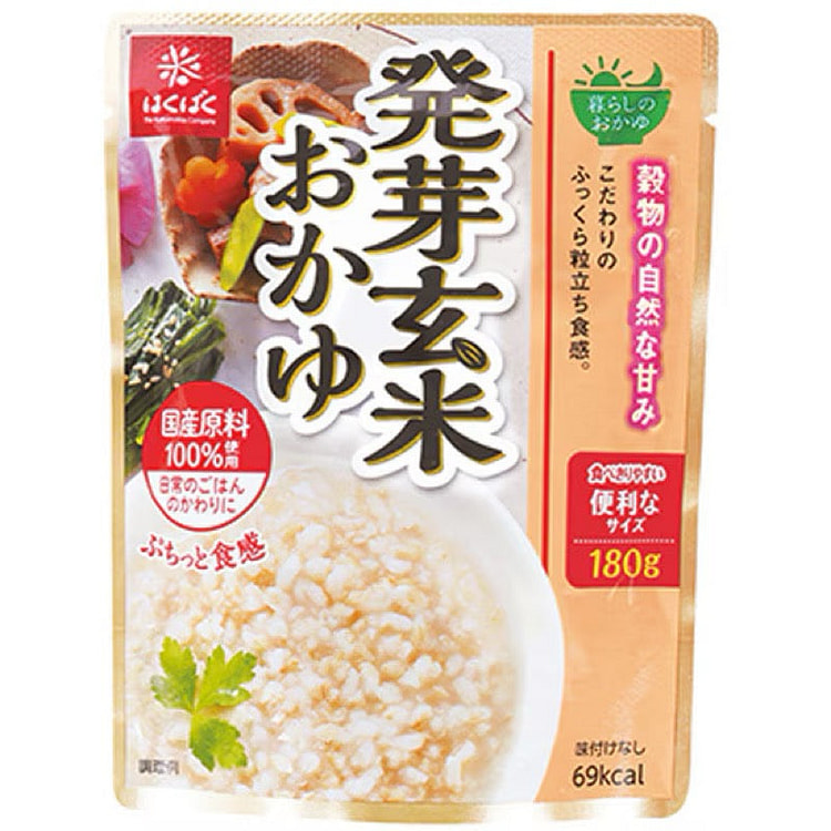 Hakubaku Sprouted Brown Rice Porridge 180g 1 each