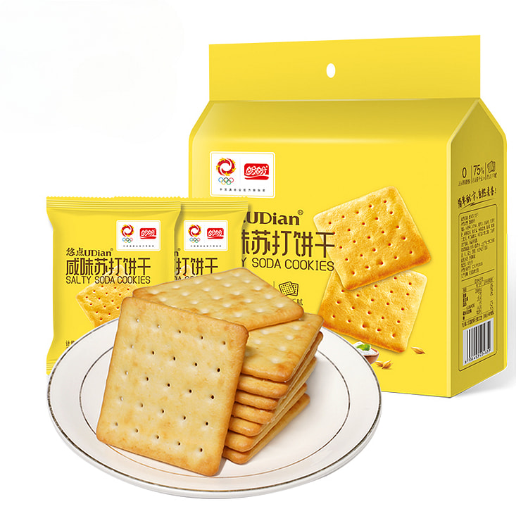 盼盼梅尼耶咸味苏打饼饼干450g/袋