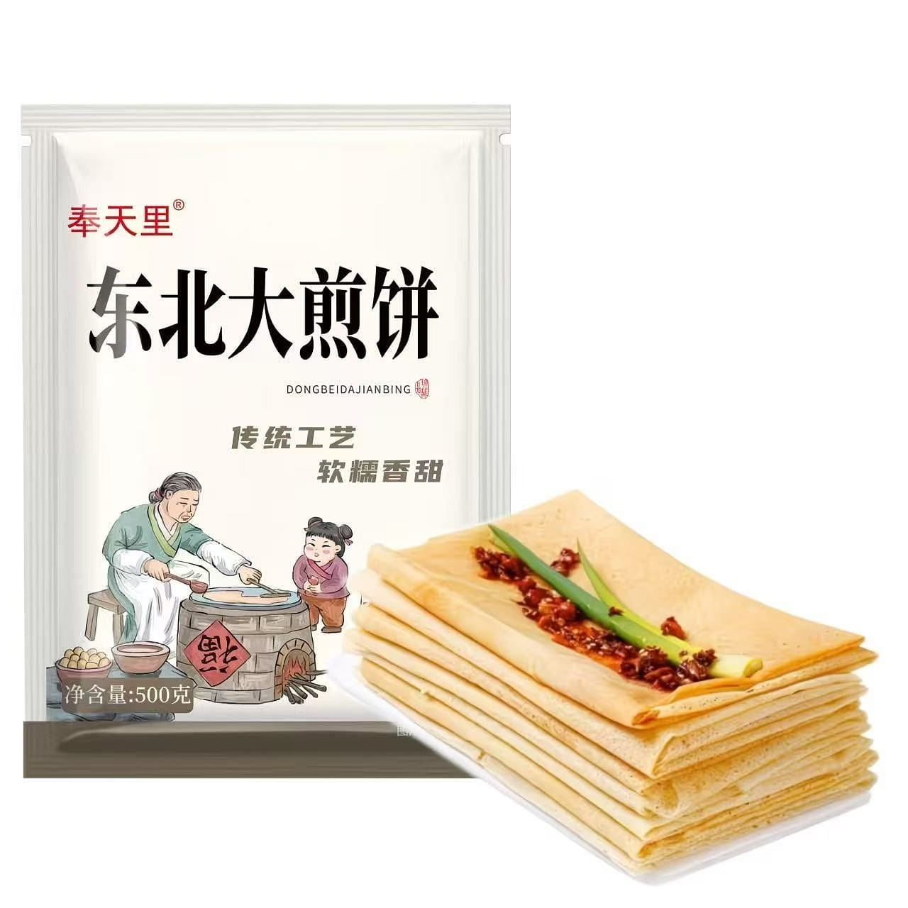 Fengtianli Handmade Mixed Grain Pancake 500g * 1 P 500 g
