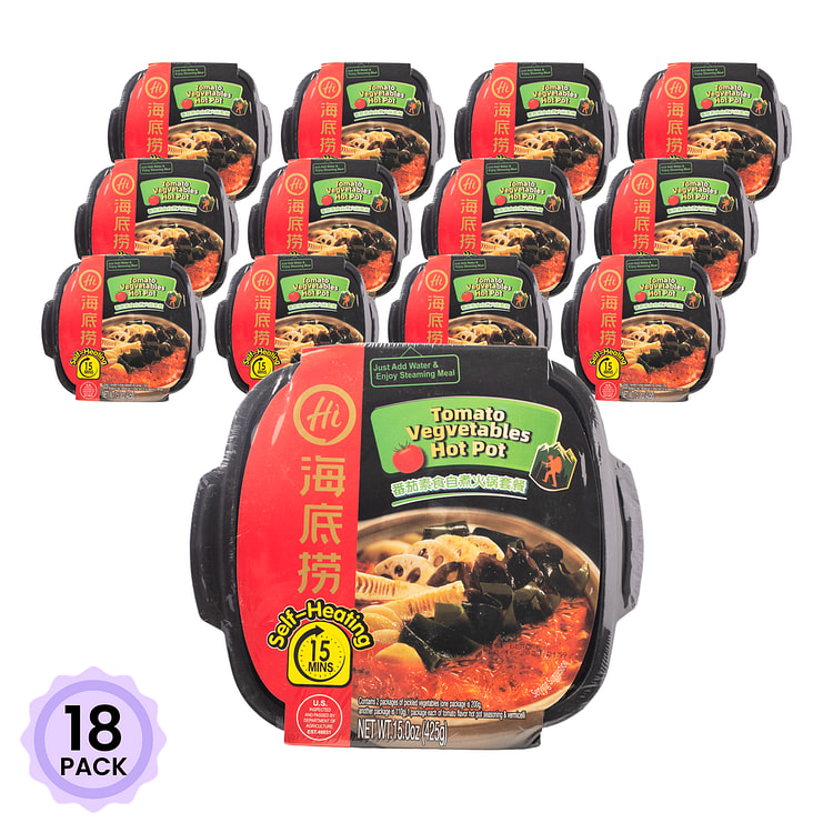 海底捞 番茄素食自热火锅 315 克*18 包