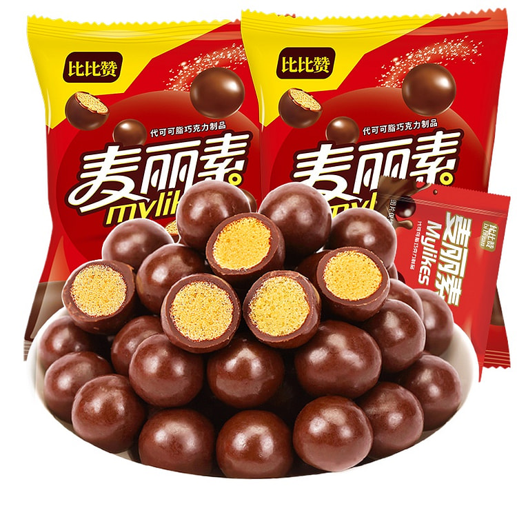 比比赞麦丽素巧克力豆200g*2袋