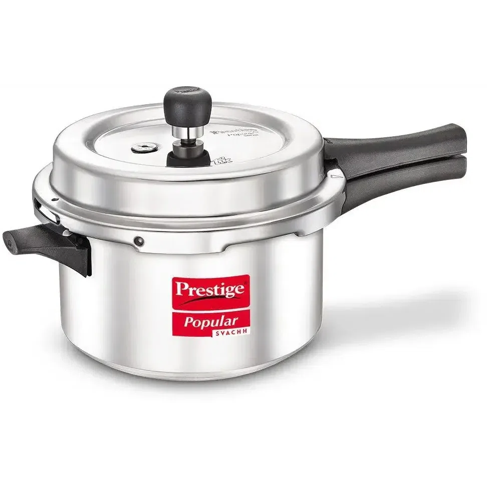 Prestige Aluminum Pressure Cooker, 4 liter 1 count