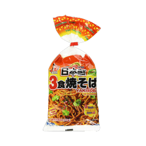 日本直送】五木食品 海外用3食焼そば 510g - Weee!