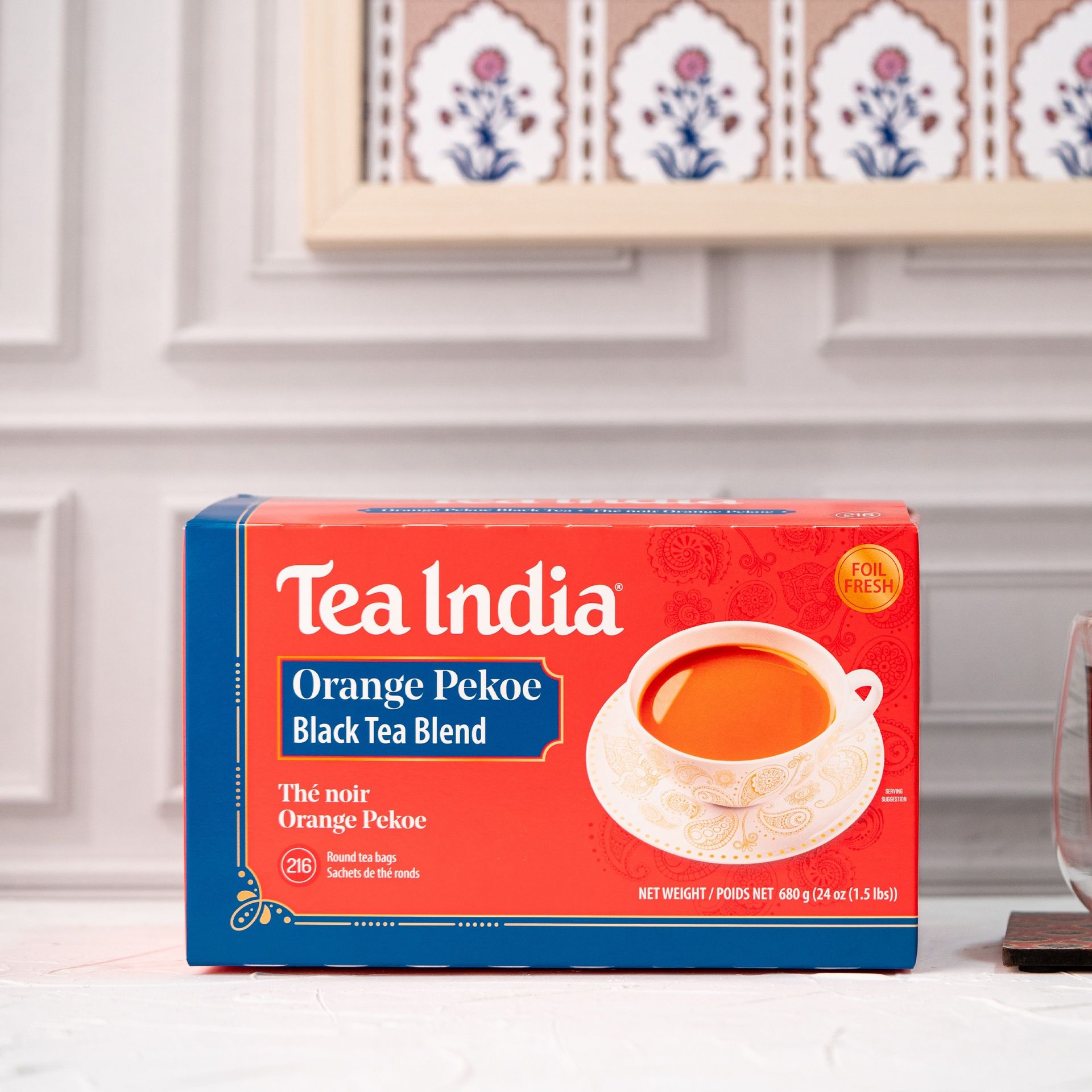 Tea India Orange Pekoe Tea - 216 teabags 1 box