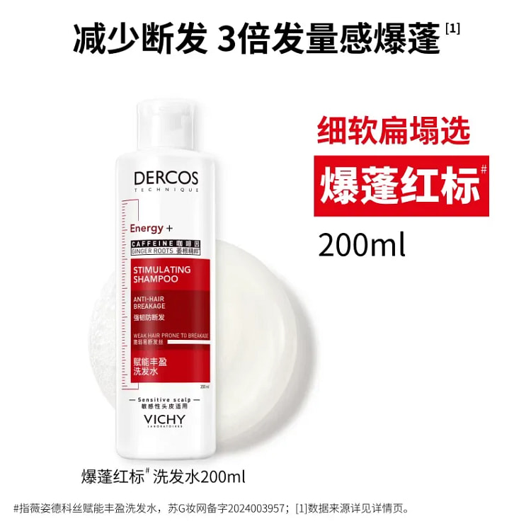 Weizi Explosive Red Label Shampoo Caffeine Ginger 200 ml
