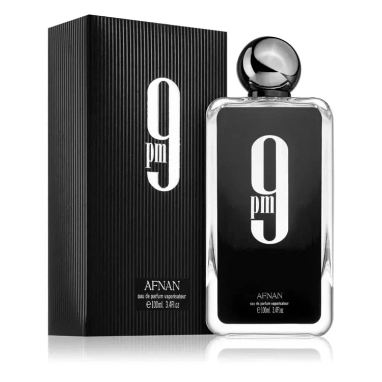 Afnan 9 PM Eau de Parfum Spray for Men 3.4 Fl Oz 1 pack