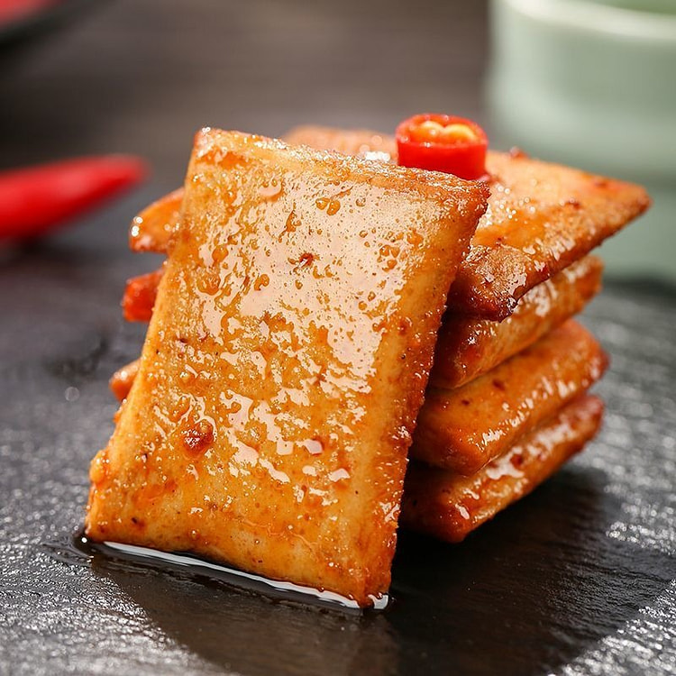 【超值6包】香辣鱼豆腐干麻辣网红休闲深海鱼7g*6 7 克