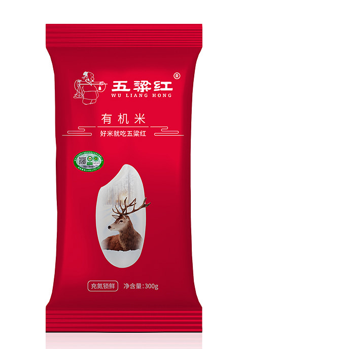 五梁红 新米正宗稻花香2号有机五常大米300g*1