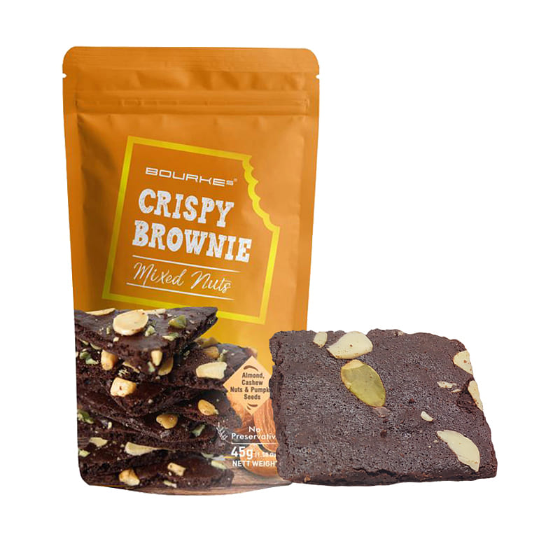 Bourkes|Brownie Chocolate Chip – Assorted Nut Flavors 45 g