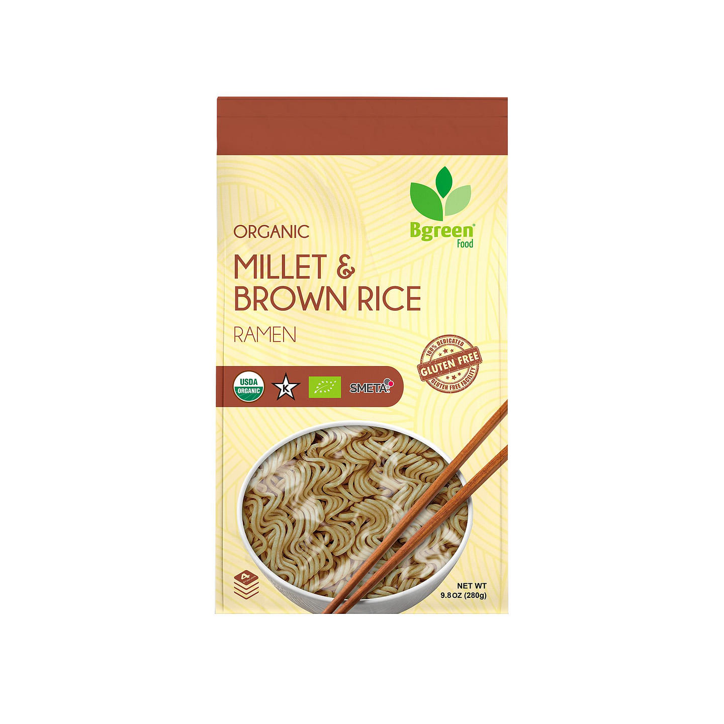 Bgreen 有機小米拉麵 9.8 盎司