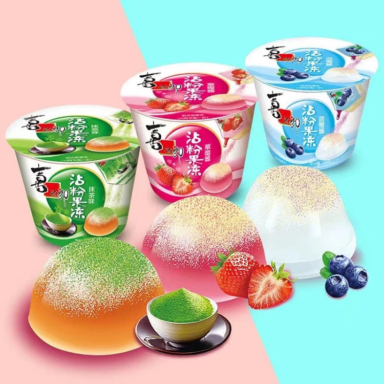 喜之郎 沾粉果冻 蓝莓酱味