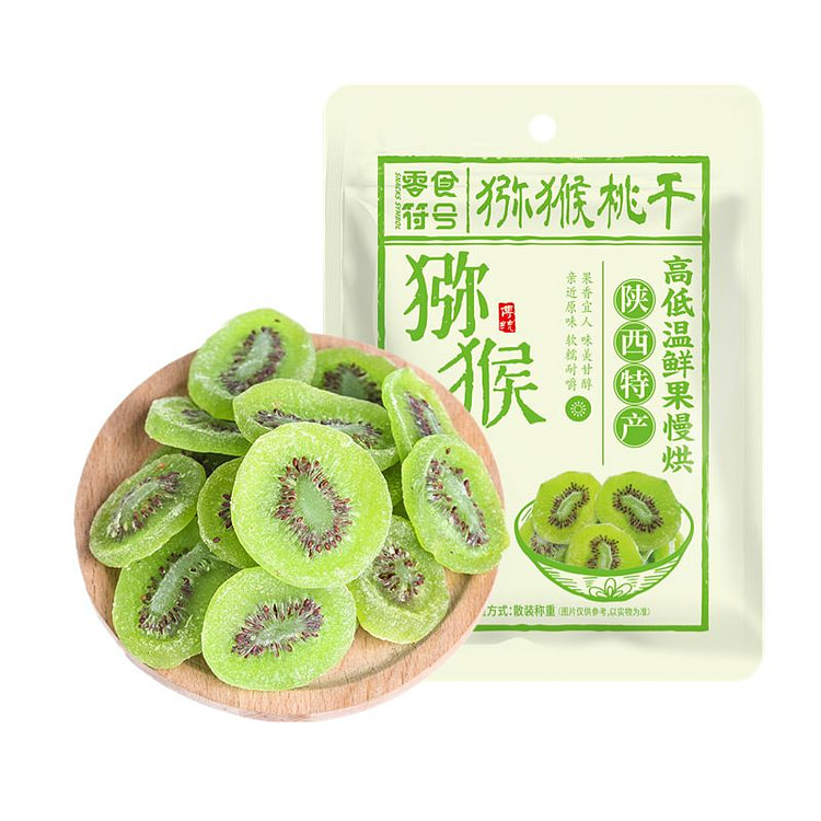 杨太太绿心猕猴桃干大片厚切软糯果干100g*1袋