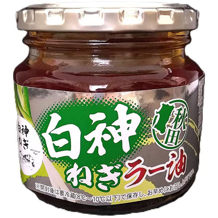 Fururu Akita Shirakami Green Onion Chili Oil 180g 1 each
