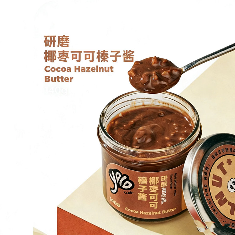 有乐岛椰枣可可榛子酱涂抹